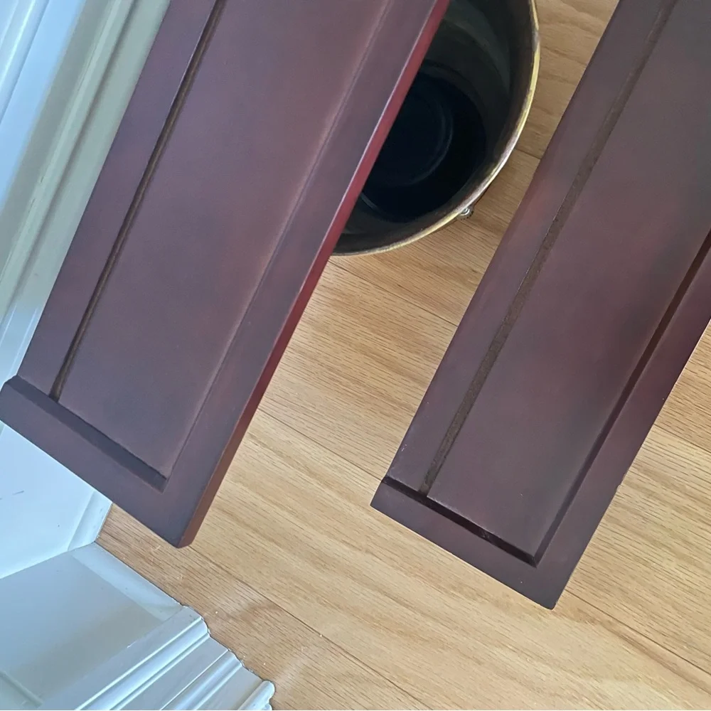 Floating Faux Wood Wall Shelf (1) 18x5x3 1 cherry Display Shelf